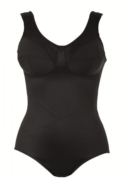 Microfibre nonwired support corselet