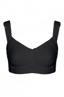 Nonwired nursing bra with soft cups and straps. Perfect breast support