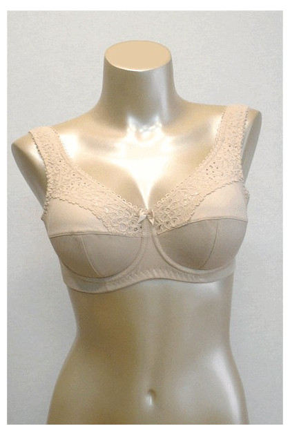 Functional underwired microfibre bra