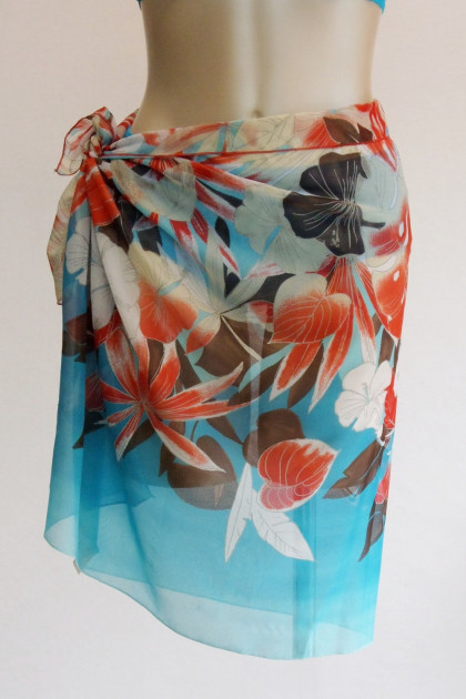 Printed PAREO in 3 different shades