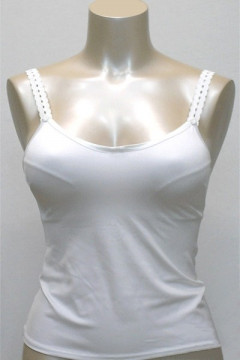 Tank/Bustier with built-in underwired bra