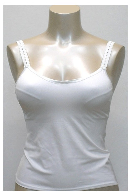 Μπούστο / φανελλάκι με ενσωματωμένο σουτιέν με μπανέλες