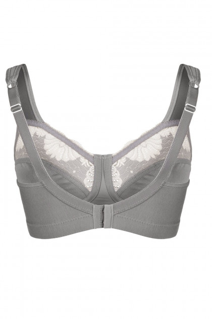 Faithful soft non-wired bra with lace