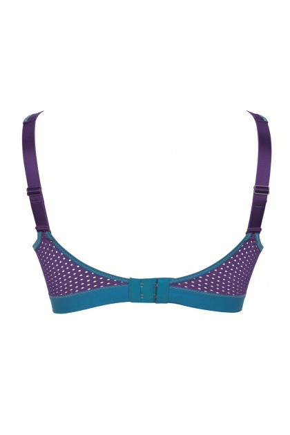 Stylish and comfortable medium support non-wired sports bra