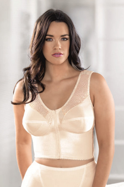 Mylena longline non-wired front fastening support bra