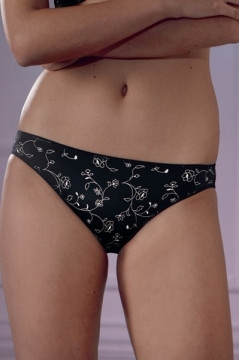 Slip with floral discreet pattern