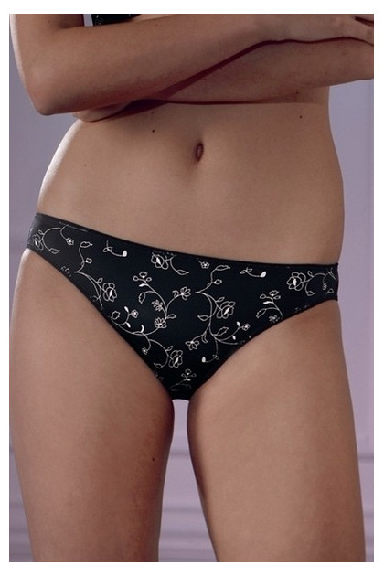 Slip with floral discreet pattern