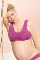 Seamless nonwired pregnancy bustier