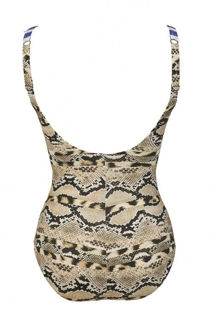 Εμπριμέ ολόσωμο μαγιό χωρίς μπανέλες. Μεγάλη στήριξη και άνεση