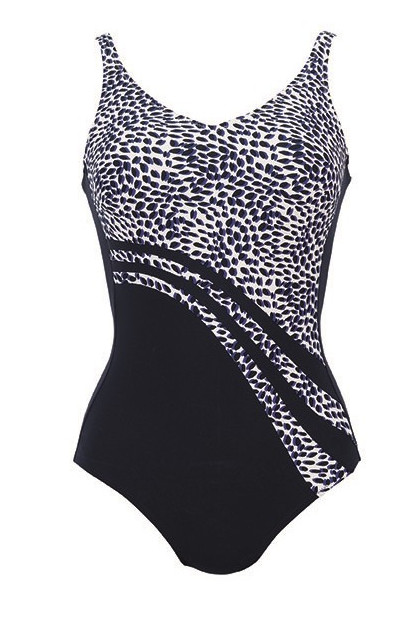 Μοντέρνο ολόσωμο μαγιό μαστεκτομής χωρίς μπανέλες. Αριστή στήριξη και ασφάλεια