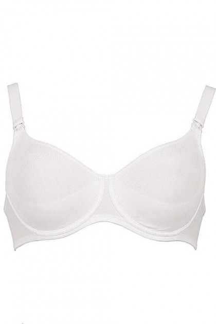 Practical underwired nursing bra made of soft microfiber without seams. Great support