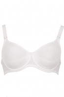 Practical underwired nursing bra made of soft microfiber without seams. Great support