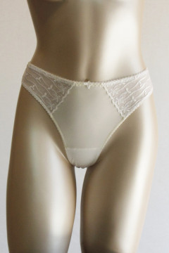 String in white color with lace