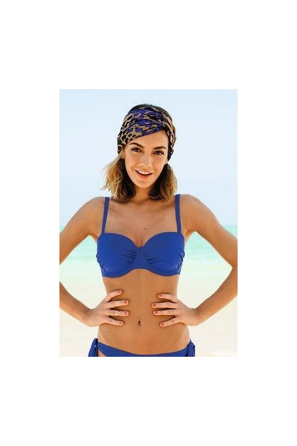 Κομψό, πρακτικό μπικίνι τοπ με μπανέλες. Φοριέται και ως strapless