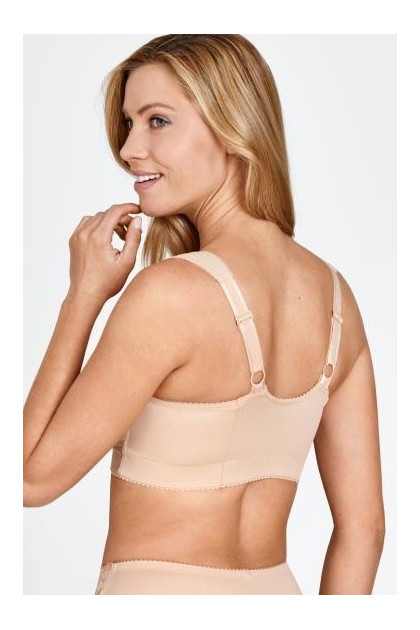 Σουτιέν χωρίς μπανέλες με μπροστινό κούμπωμα και φαρδιές, μαλακές τιράντες