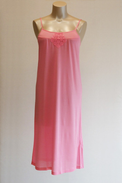 Κομψό νυχτικό με τιραντάκι απο ανθεκτικό βαμβάκι και απαλή βισκόζη