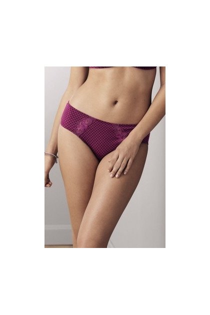 Ρομαντικό, ψηλόμεσο σλιπ από φίνο υλικό μικροϊνας