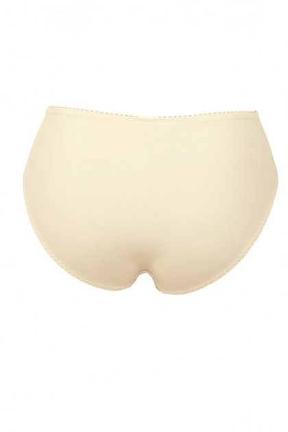 Αριστοκρατικό, ψηλόμεσο σλιπ με δαντέλες στα πλαϊνά. Δεν πιέζει