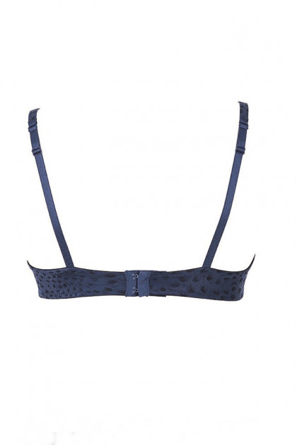 Κομψό, ενισχυμένο σουτιέν με μπανέλες και κόσμημα swarovski εμπρός