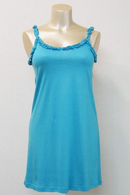 Nυχτικό με τιραντάκι από βαμβάκι και modal