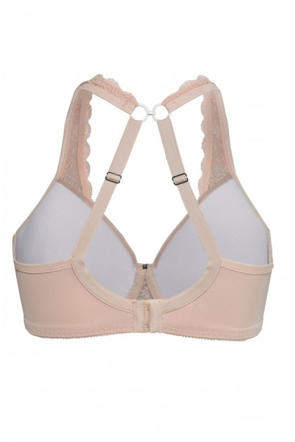 Adamo smooth lacy underwired bra