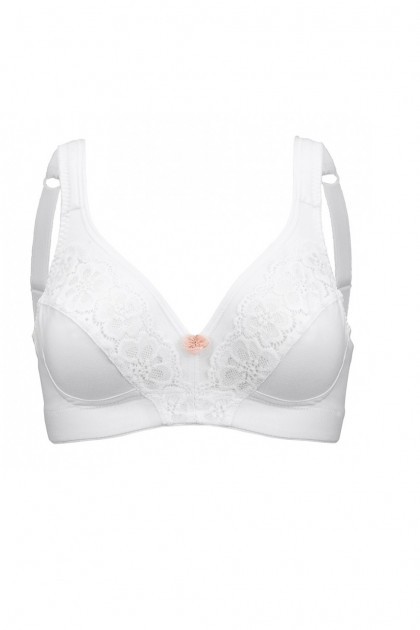 Cotton bloom soft bra