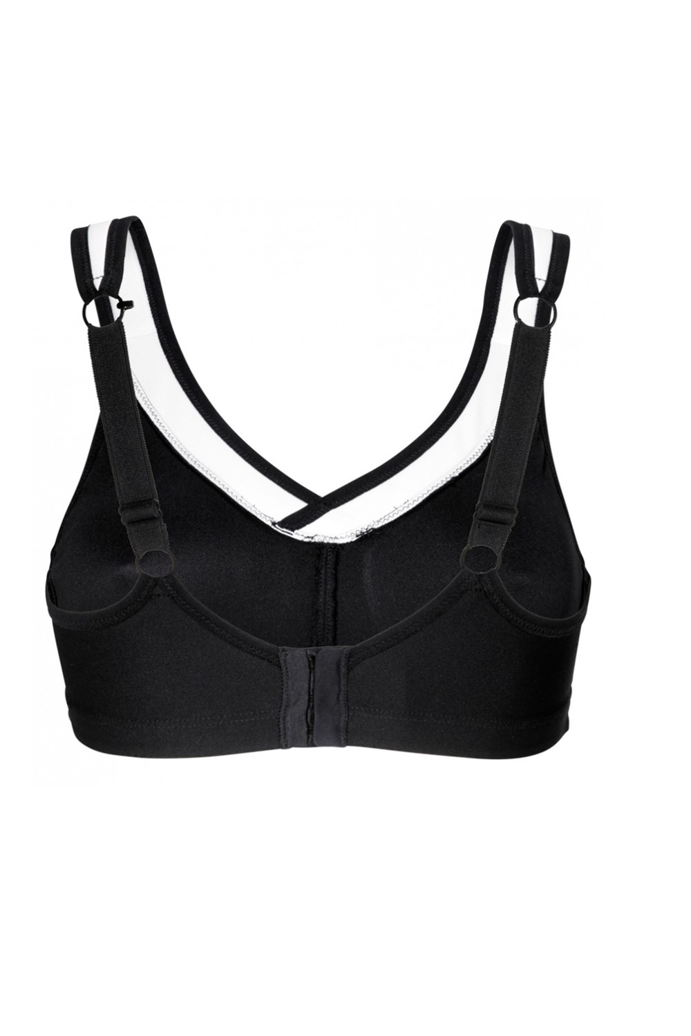 Firm support front closure non-wired sports bra