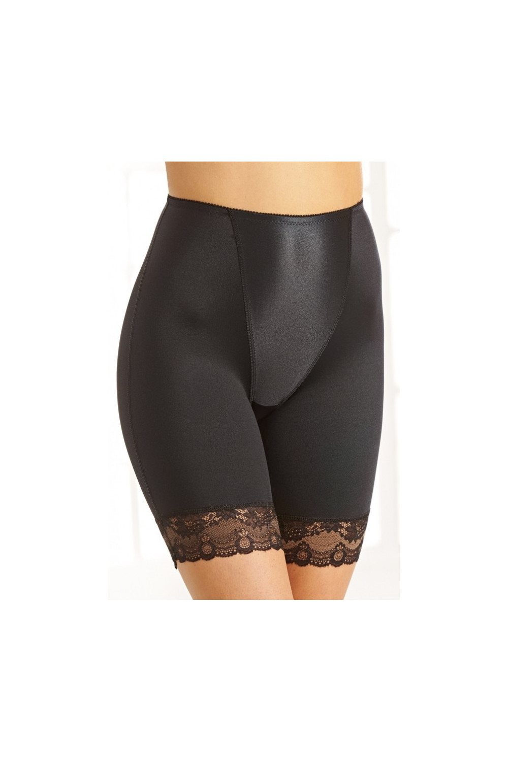 High waist panty girdle made of soft, elastic fabric