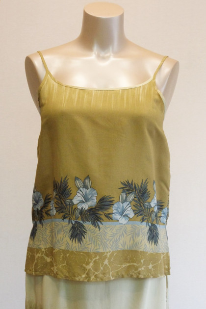 Εμπριμέ ΣΕΤ (τοπ + μακριά φούστα) από φίνα βισκόζη