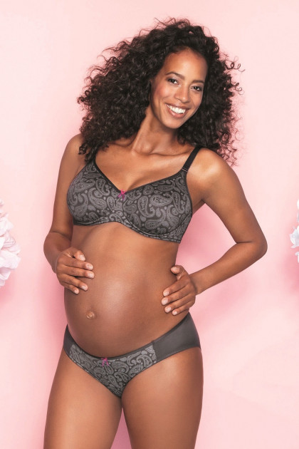 Elastic pregnancy slip. Does not press the belly as it grows