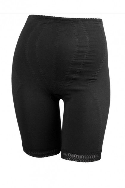 Cotton long leg panty girdle