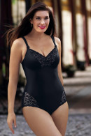 Charlize underwire bodysuit with lace and tulle