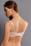 SELMA - Underwire bra with lace and Swarovski crystal on low neckline