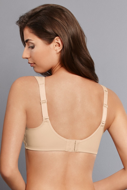 Άνετο σουτιέν χωρίς μπανέλες από μαλακές, ενισχυμένες θήκες χωρίς ραφές