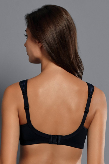 Κομψό σουτιέν χωρίς μπανέλες με διακριτικό σχέδιο και τούλι στο ντεκολτέ