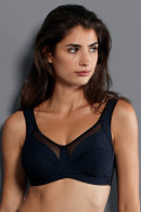Moon non-wired jacquard minimizer soft bra