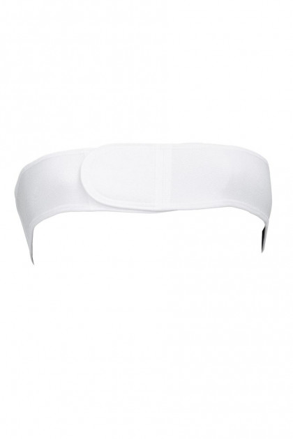 Anatomical postoperative belt that closes at the front with Velcro closure