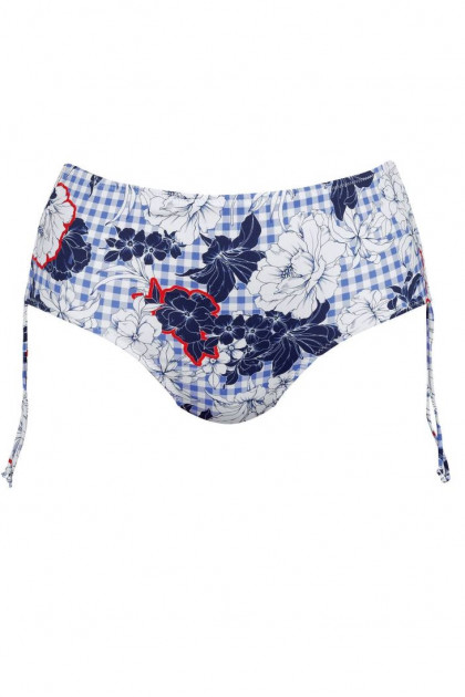 Ρομαντικό σλιπ μαγιό τύπου hipster με ρυθμιζόμενα κορδονάκια στο πλάϊ