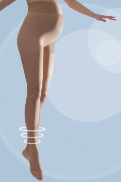 Comfortable 30 DEN pregnancy tights made of durable lycra and microfiber. No pressure on the tummy