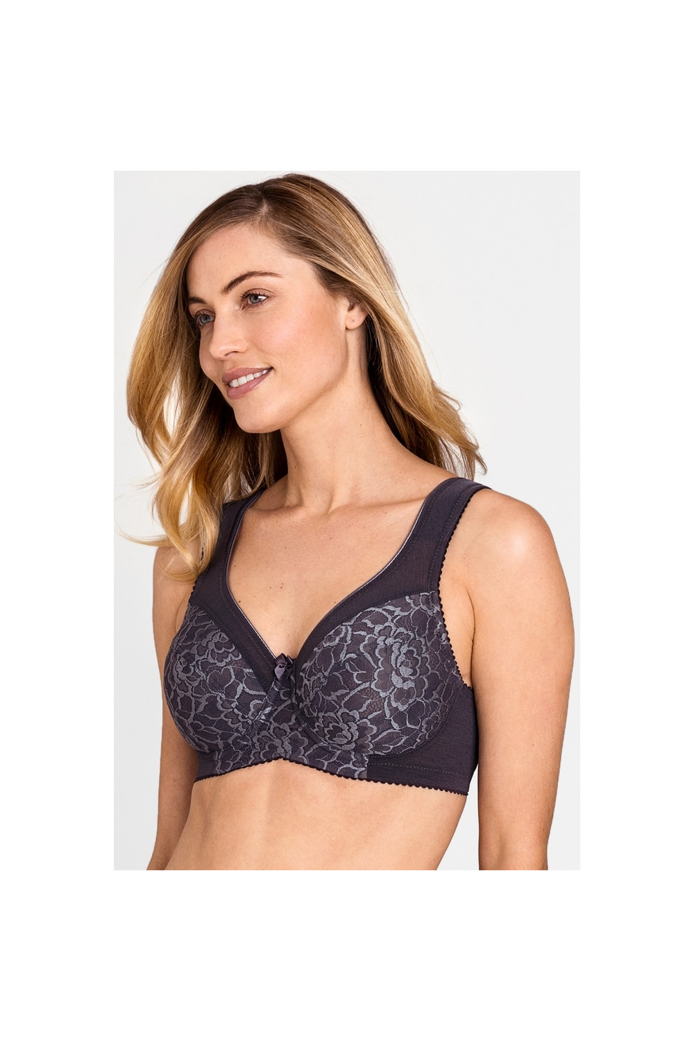 Miss Mary of Sweden Stay Fresh Underwired Moulded Strap Bra - Black