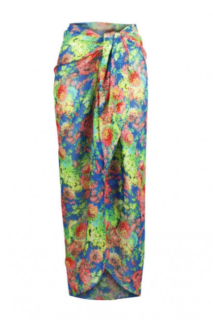 Floral PAREO with dimensions 200 x 120 cm