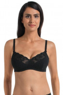 CHARLIZE - Soft underwire bra with floral embroidery