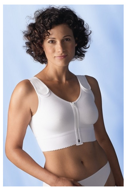 Cotton front fastening non-wired Postoperative/Compression bra