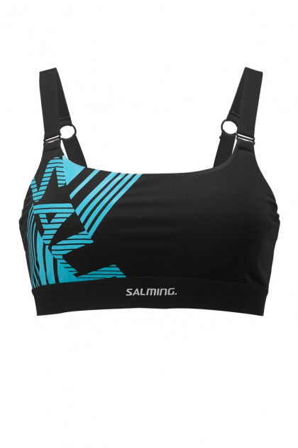 Μοντέρνο αθλητικό σουτιέν-μπουστάκι χωρίς μπανέλες με ενισχυμένες θήκες. Φοριέται & χιαστί