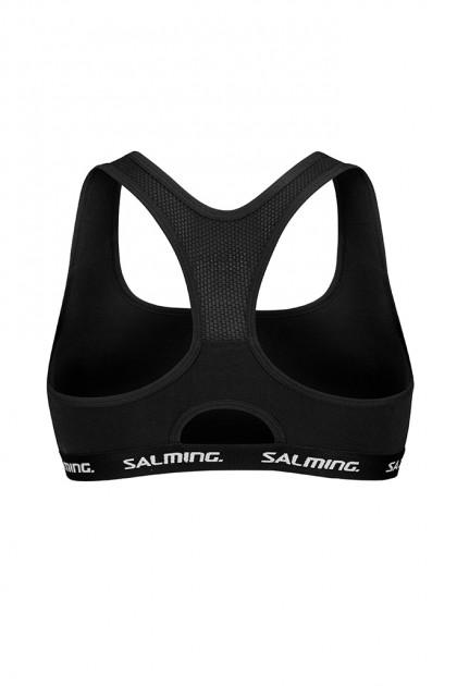 Βαμβακερό αθλητικό τοπ-μπουστάκι χωρίς μπανέλες με χιαστί πλάτη. Μεσαίας στήριξης