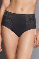 High-waist slip made of durable spandex fabric with lace on the side. No pressure on the stomach.