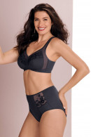 High-waist slip made of durable spandex fabric with lace on the side. No pressure on the stomach.