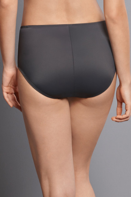 High-waist slip made of durable spandex fabric with lace on the side. No pressure on the stomach.