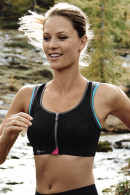 PERFORMACE OUTER TOP - Firm support sports top with front zip