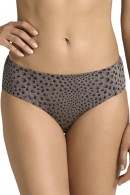 High-waist slip made of durable spandex fabric with lace on the side. No  pressure on the stomach.